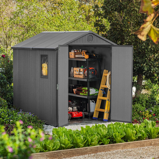 Darwin 6x8ft (1.9m x 2.4m) Garden Shed