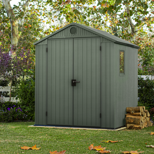 Darwin 6x6ft (1.9m x 1.8m) Garden Shed - Green