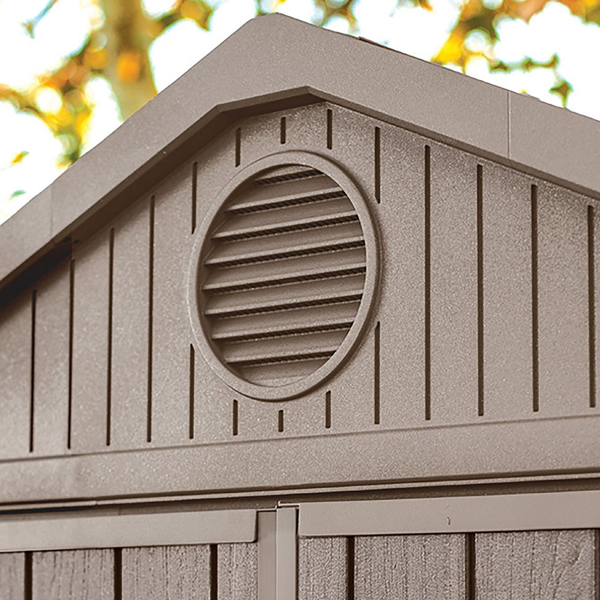 Darwin Apex Garden Storage Shed 6 × 8 ft Brown