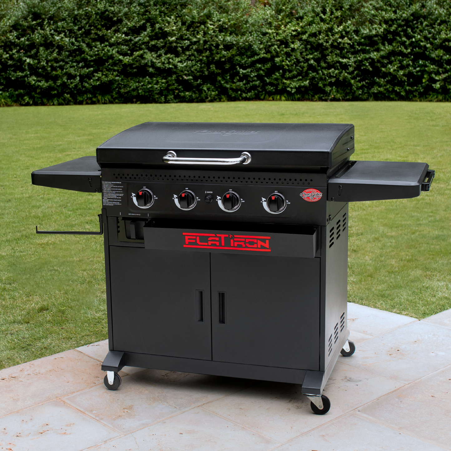 Char-Griller 4 Burner Flat Iron Premium Gas Griddle