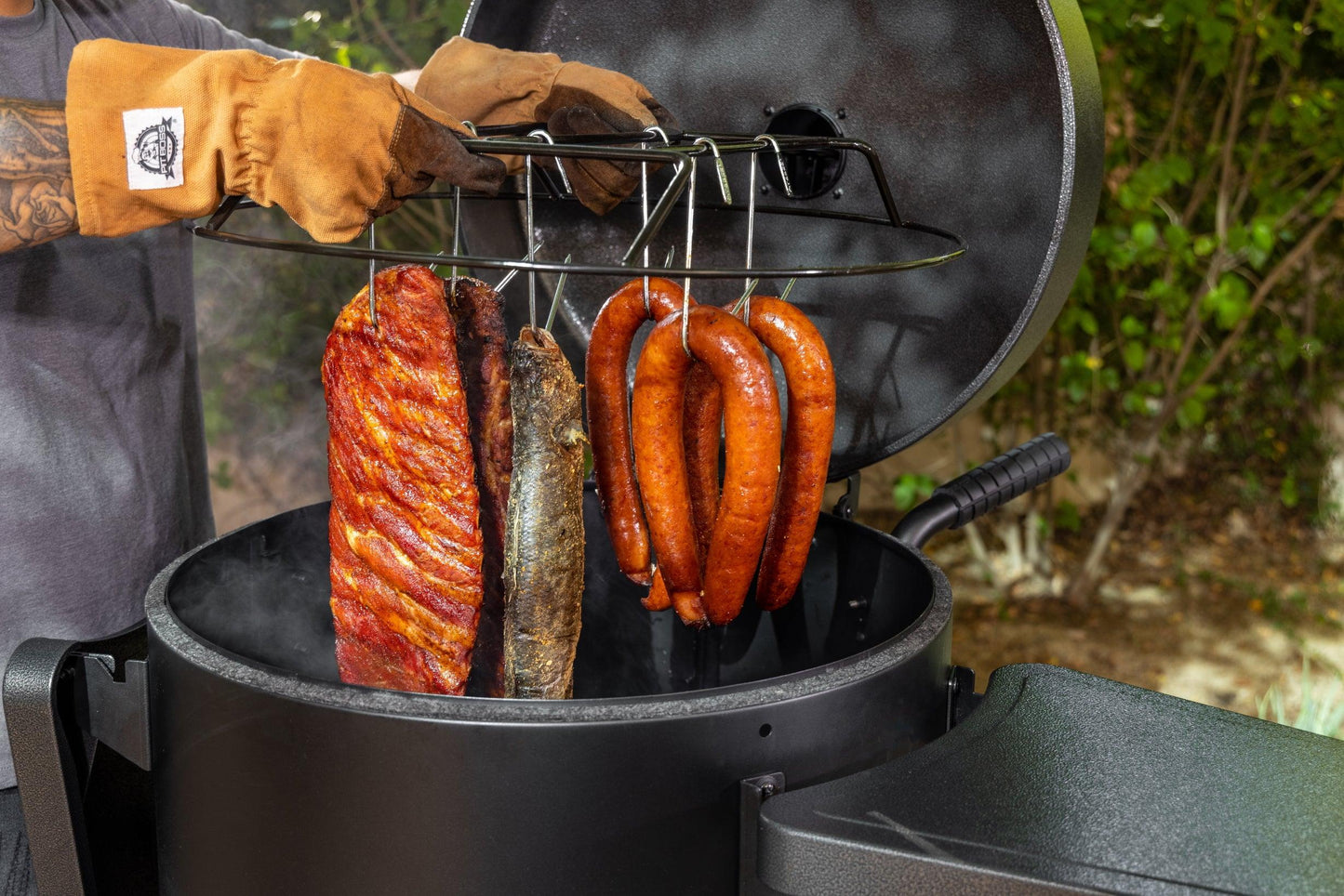 Pit Boss Champion Charcoal Barrel Smoker