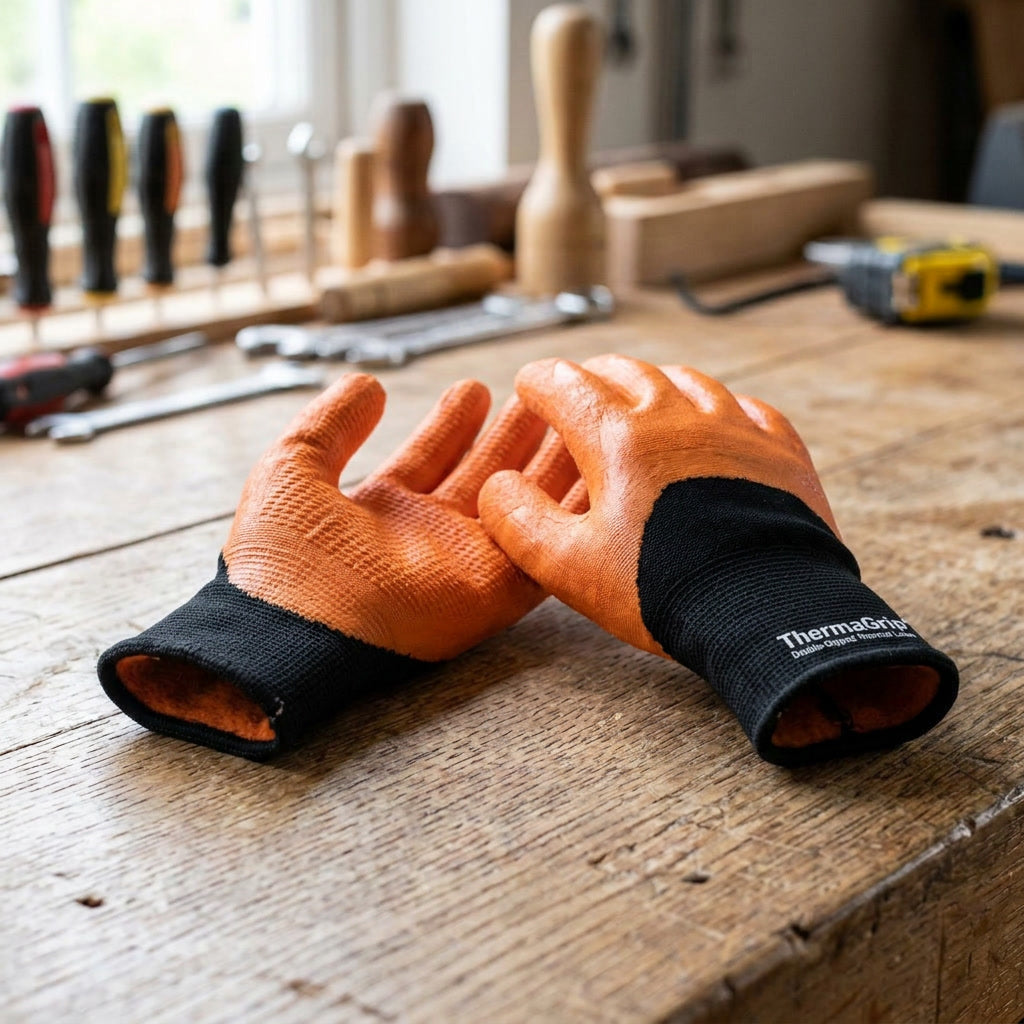 ThermaGrip Double-Dipped Thermal Latex Gloves