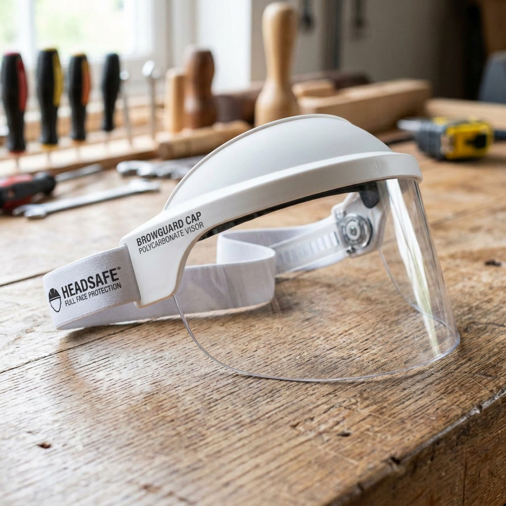 Browguard Cap with Clear Visor Screen